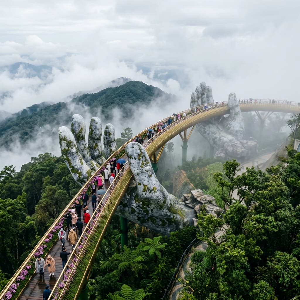 Panduan Berkunjung ke Ba Na Hills dan Golden Bridge Da Nang