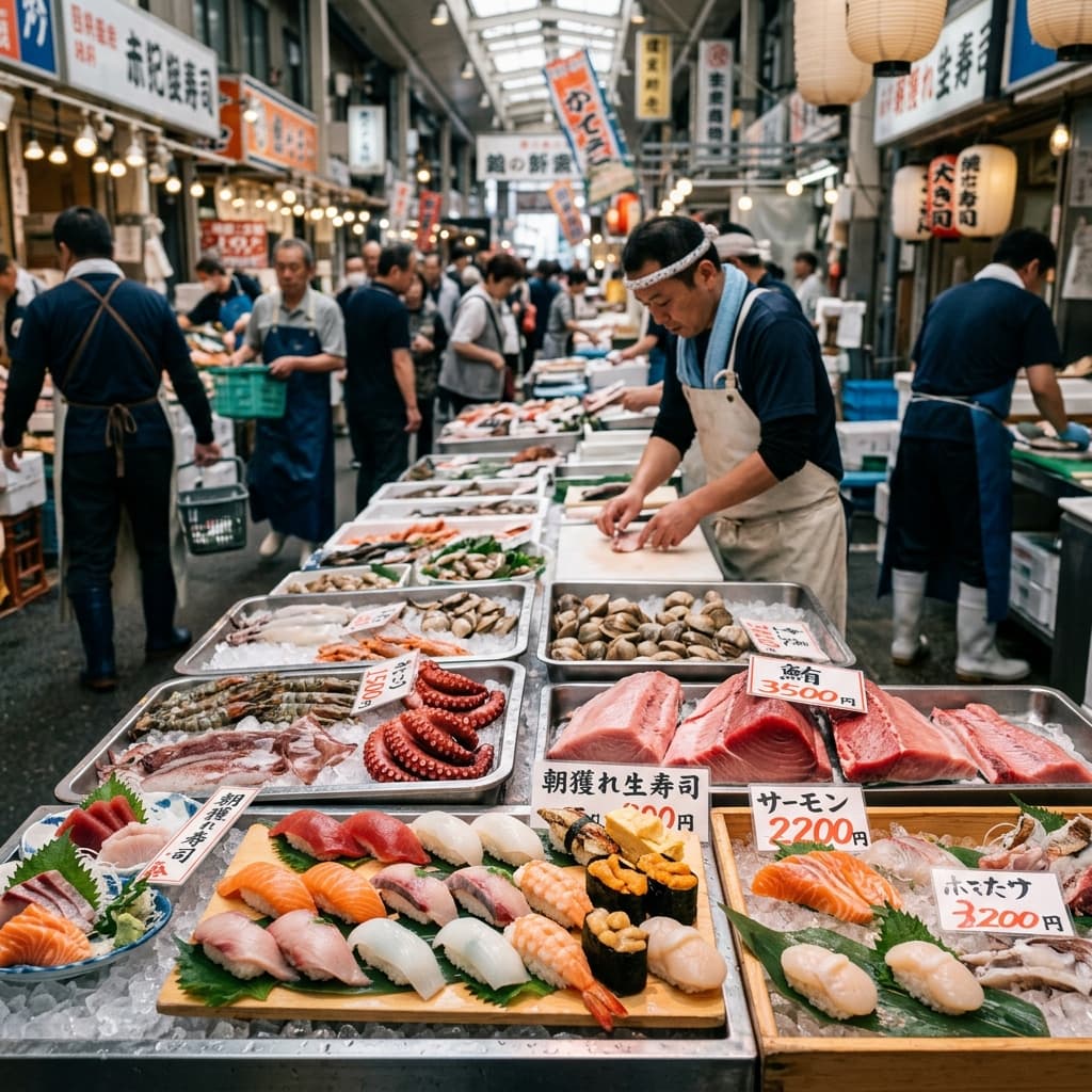 Menjelajah Keajaiban Pasar Tsukiji: Surga Seafood Segar Otentik di Tokyo